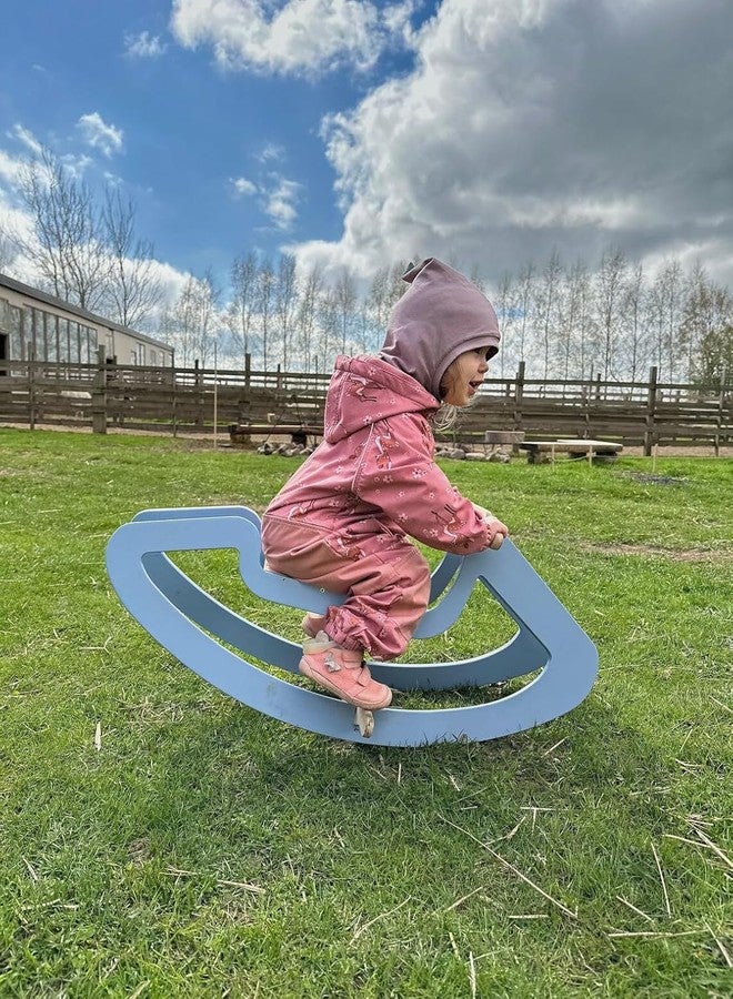 Keebori Wooden Rocking Horse for Kids 1-5 Years Old, Wooden Rocking Horse for Kids, Rocking Chair Rocking Toys for Babies, Children's Playground Toy (Blue) by KEEBORI - Image 4